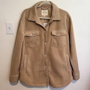 Thread & Supply Camel Teddy Jacket